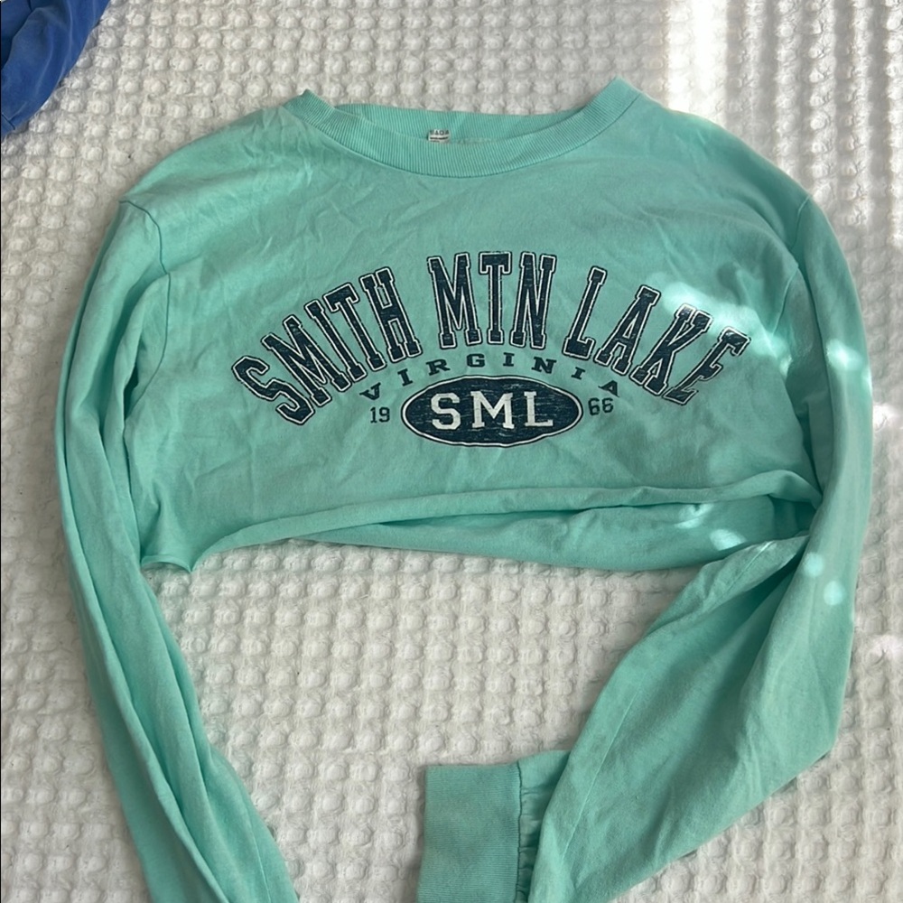 Comfort Colors Mint Green Long Sleeve Tee